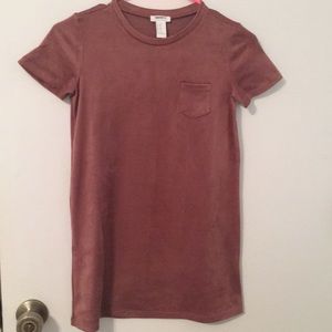 suede dress